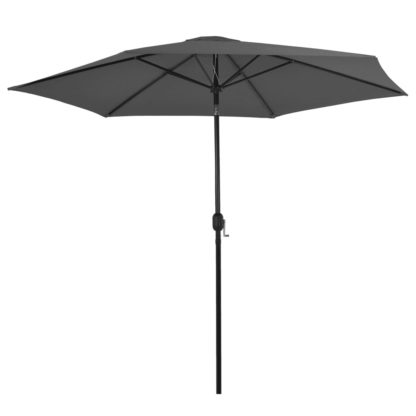 Aurinkovarjo metallirunko 300 cm antrasiitti