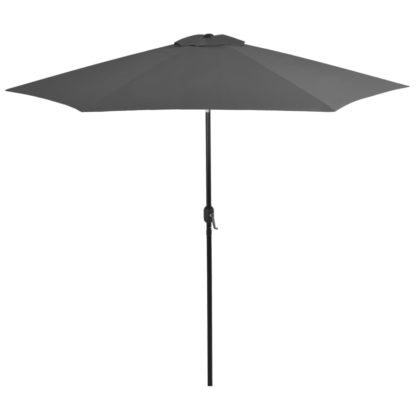 Aurinkovarjo metallirunko 300 cm antrasiitti - Image 4