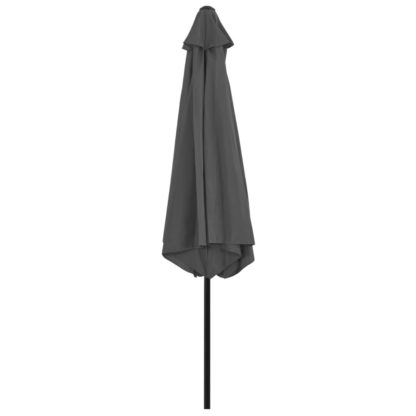 Aurinkovarjo metallirunko 300 cm antrasiitti - Image 6