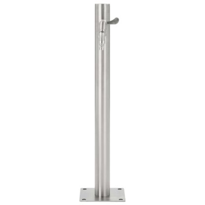 Puutarhan hanapylväs pyöreä ruostumaton teräs 65 cm - Image 4