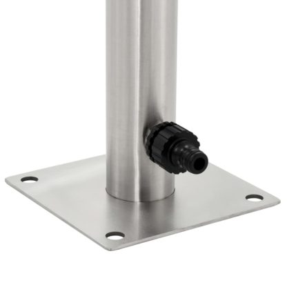 Puutarhan hanapylväs pyöreä ruostumaton teräs 65 cm - Image 5