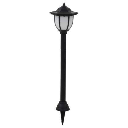 Ulkoaurinkokennovalaisimet 6 kpl LED musta - Image 2