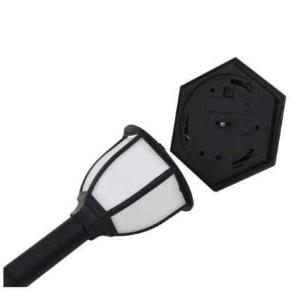 Ulkoaurinkokennovalaisimet 6 kpl LED musta - Image 5