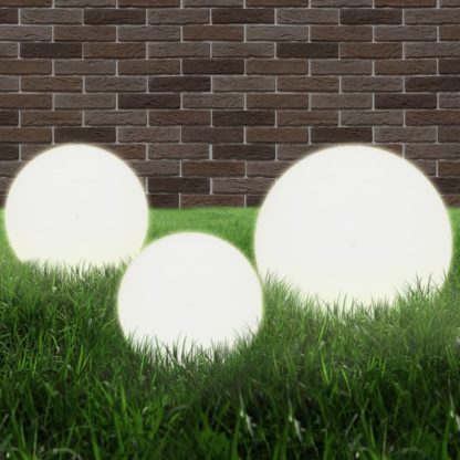 LED-pallovalaisinsarja 6 kpl 20/30/40 cm akryyli - Image 11