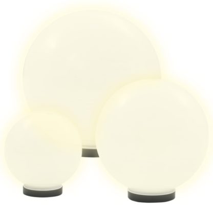 LED-pallovalaisinsarja 6 kpl 20/30/40 cm akryyli - Image 13