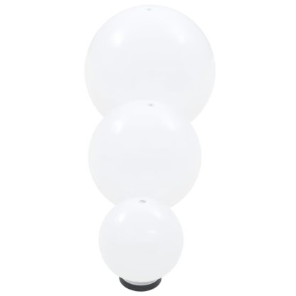 LED-pallovalaisinsarja 6 kpl 20/30/40 cm akryyli - Image 14