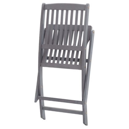 Taitettavat ulkotuolit 4 kpl täysi akaasiapuu - Image 6
