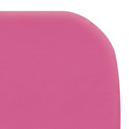 Taitettavat aurinkotuolit 2 kpl teräs ja kangas pinkki - Image 7